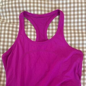 Lululemon Vibrant Magenta Racerback Tank Top